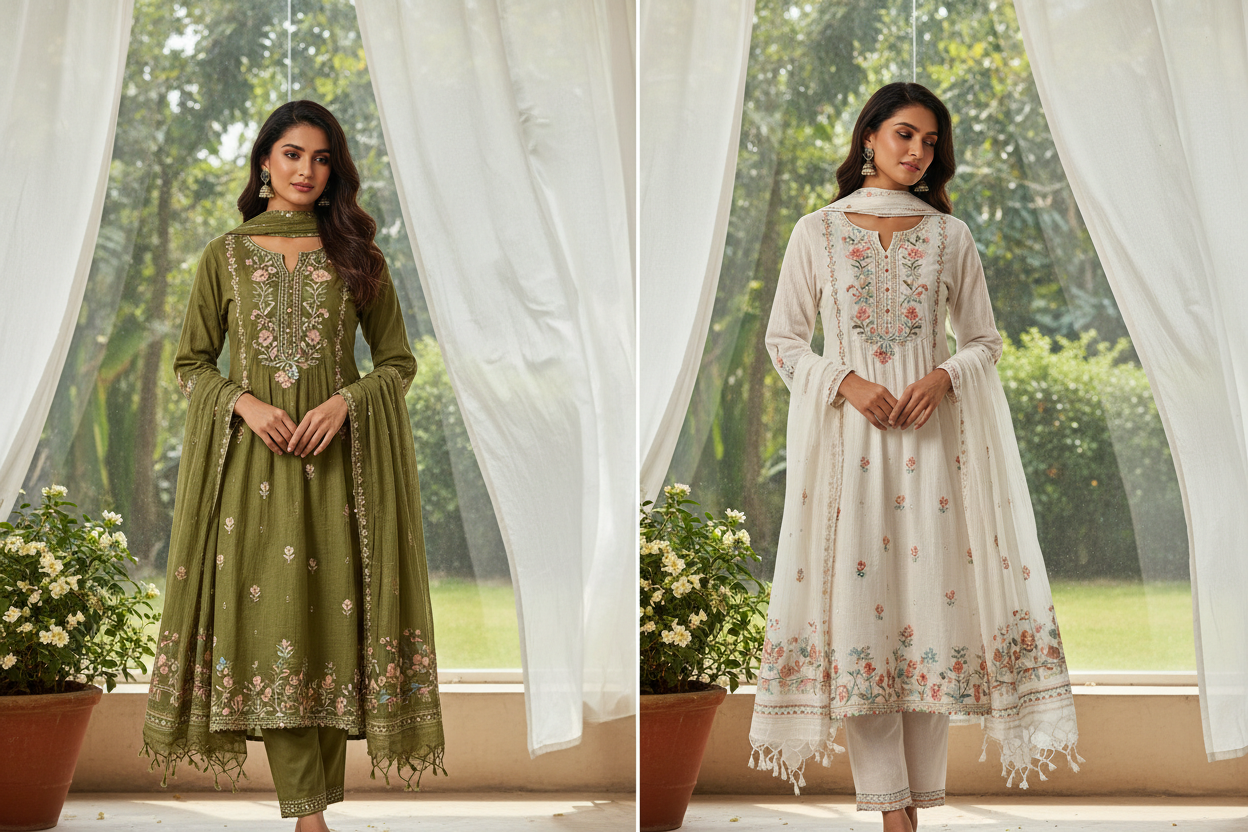 Pure Cotton Ethnic Sets
