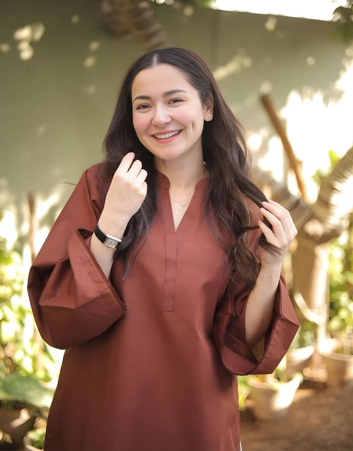 Cocoa Comfort Co-Ord Kurti Set