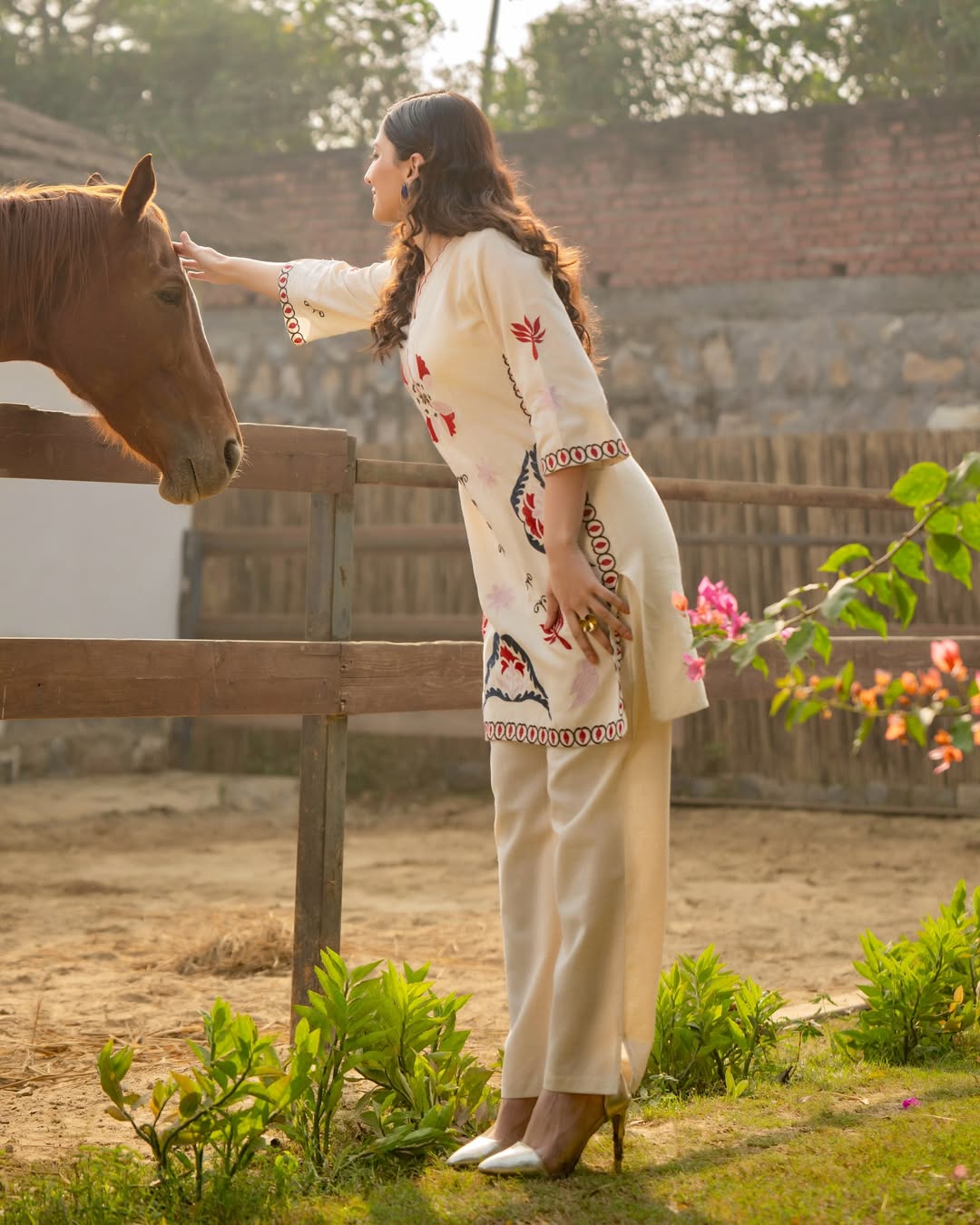 Thread Work Festive Co-ord Set