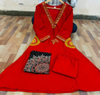 Premium Heavy Dabu Cotton A-Line Suit Set