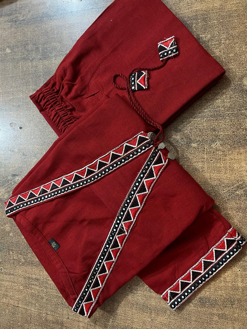 Elysian Embroidered Cotton Flex Kurti Plazo Set