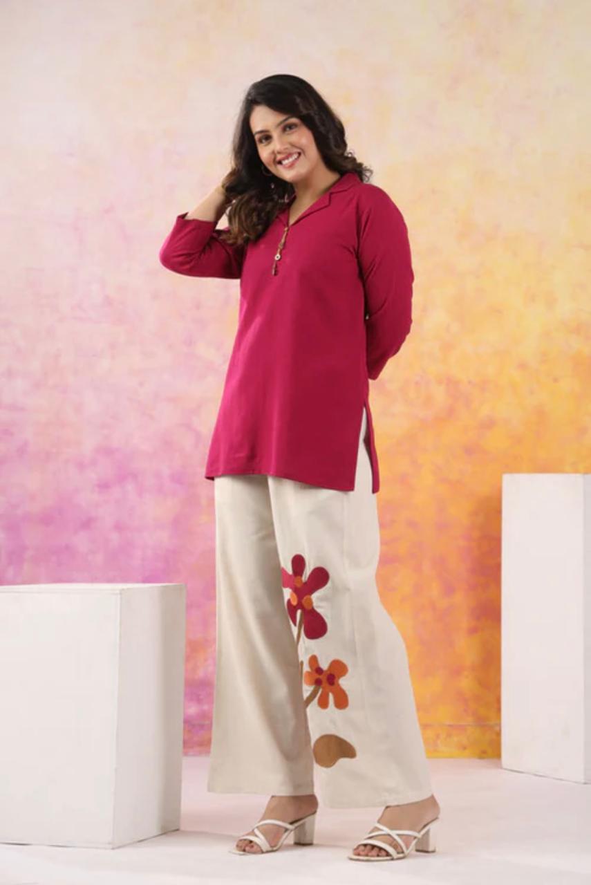 Ruby Bloom Cotton Flex Co-Ord Set