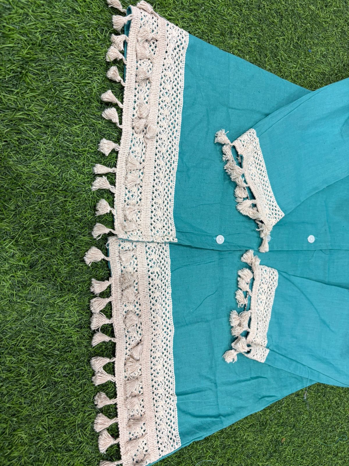 Azure Loom Cotton Co-Ord Set