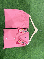 Blush Garden Embroidered Cotton Co-Ord Set