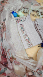 White Lily Elegance Designer Kurti Set