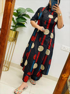 Midnight Bloom Fine Cotton Co-Ord Set