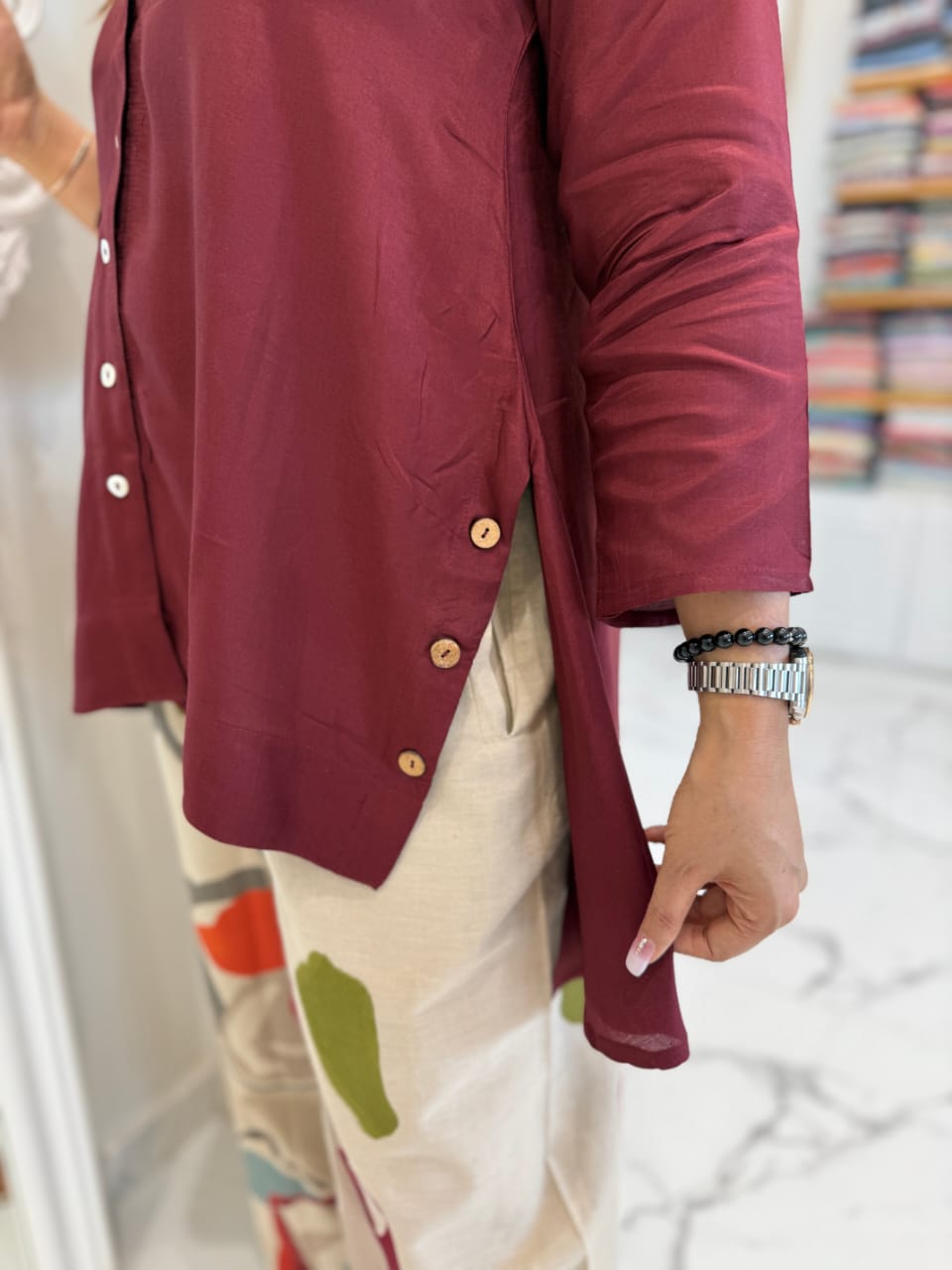 Soma Woven Cotton Comfort Co-Ord Set