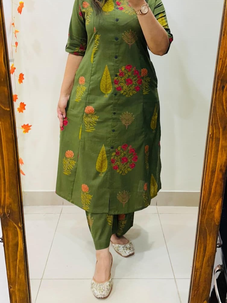 Emerald Gulmohar Co-ord Set