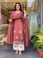 Zarika Floral Embroidery Suit Set