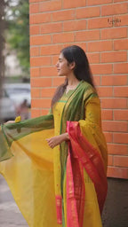 Varanika Kanchi Cotton Zari Woven Suit Set