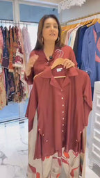 Soma Woven Cotton Comfort Co-Ord Set